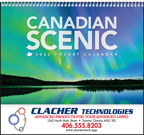 Canadian Scenic Pocket Wall Calendars
